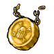 Golden Pirate Amulet